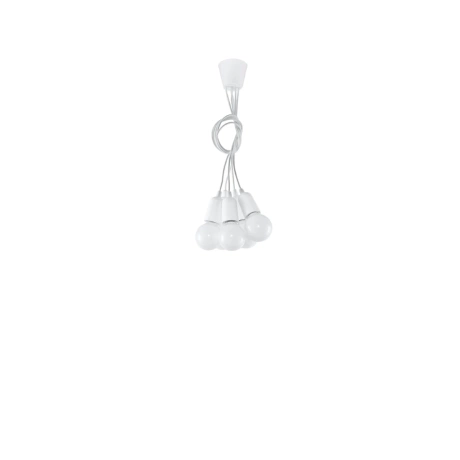 Pendant lamp DIEGO 5 white