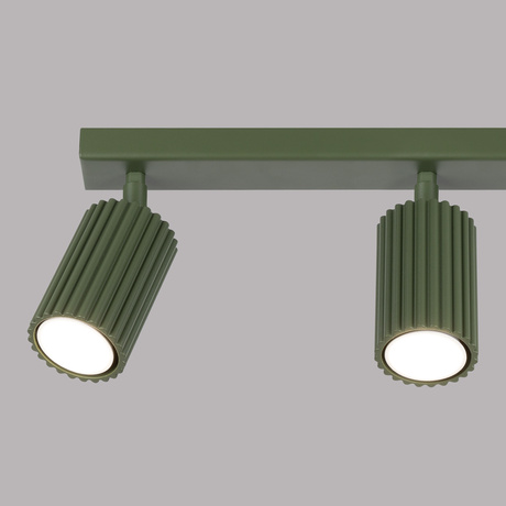 Ceiling lamp KARBON 3L olive green