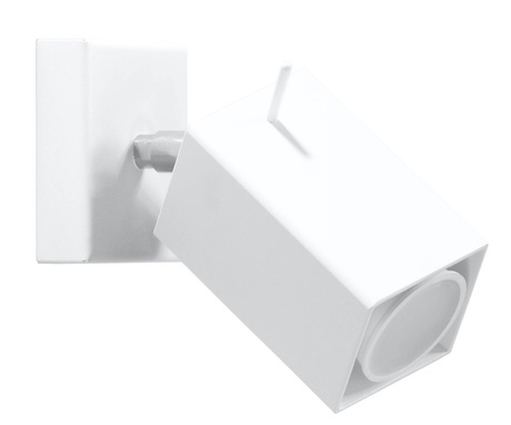 Wall lamp MERIDA 1 white + 1x LED Bulb GU-10 3000K Warm White 7W 620lm