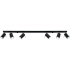 Ceiling lamp RING 6L black