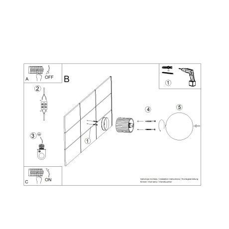 Wall lamp HALO beige IP44