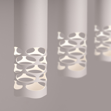 Pendant lamp LIRO 3L white