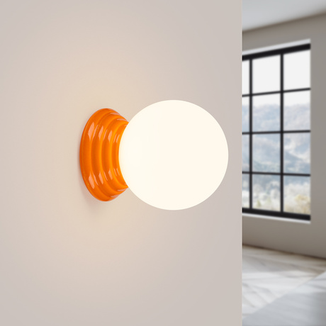 Wall lamp ZORI orange IP44