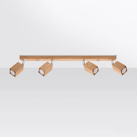 Ceiling lamp KEKE 4 oak