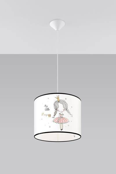 Pendant light PRINCESS 30 + 1x LED Bulb E27 3000K Warm 7.5W 620lm