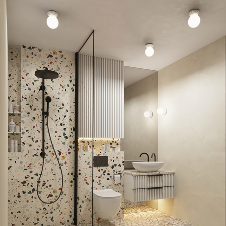 Wall lamp ZORI white IP44