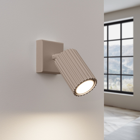 Wall lamp KARBON 20 taupe