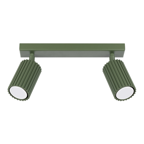 Ceiling lamp KARBON 2 olive green