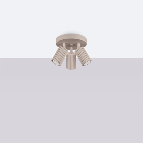 Ceiling lamp KARBON 2 taupe