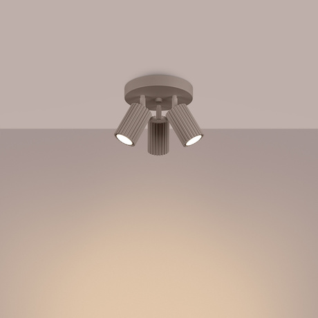 Ceiling lamp KARBON 2 taupe