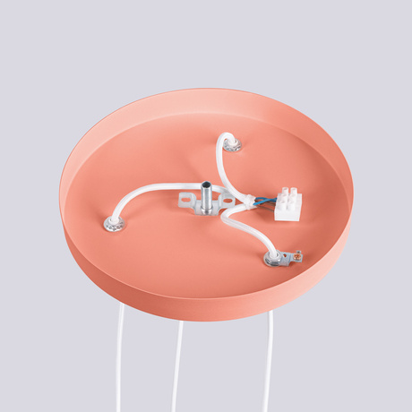 Pendant lamp HALO 3P peach