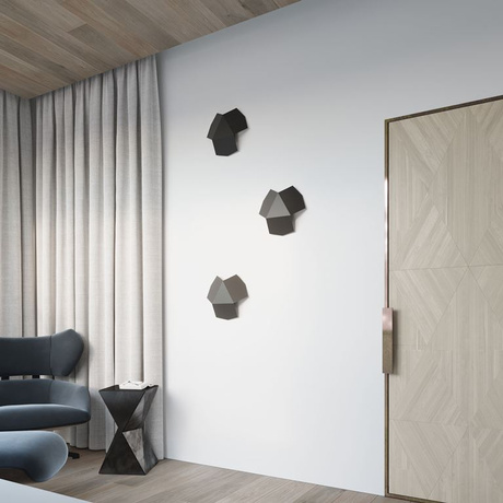 Wall lamp TRE black + 2x LED Bulb G9 4000K Cool White 4.5W 530lm