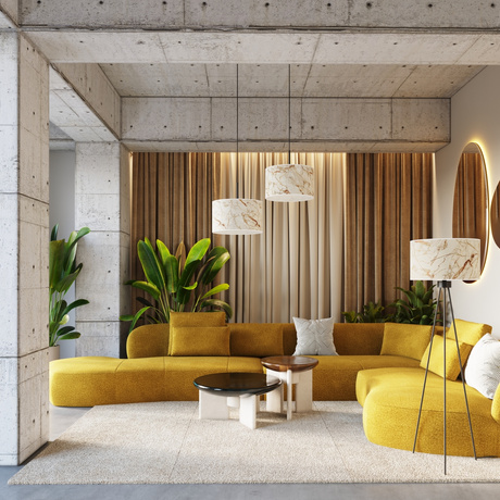 Pendant lamp NEVIA marble