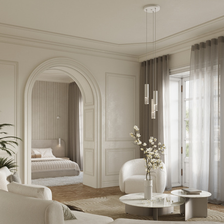 Pendant lamp LAMI 2 white