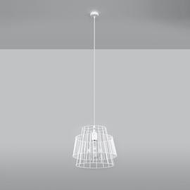 Pendant lamp GATE white
