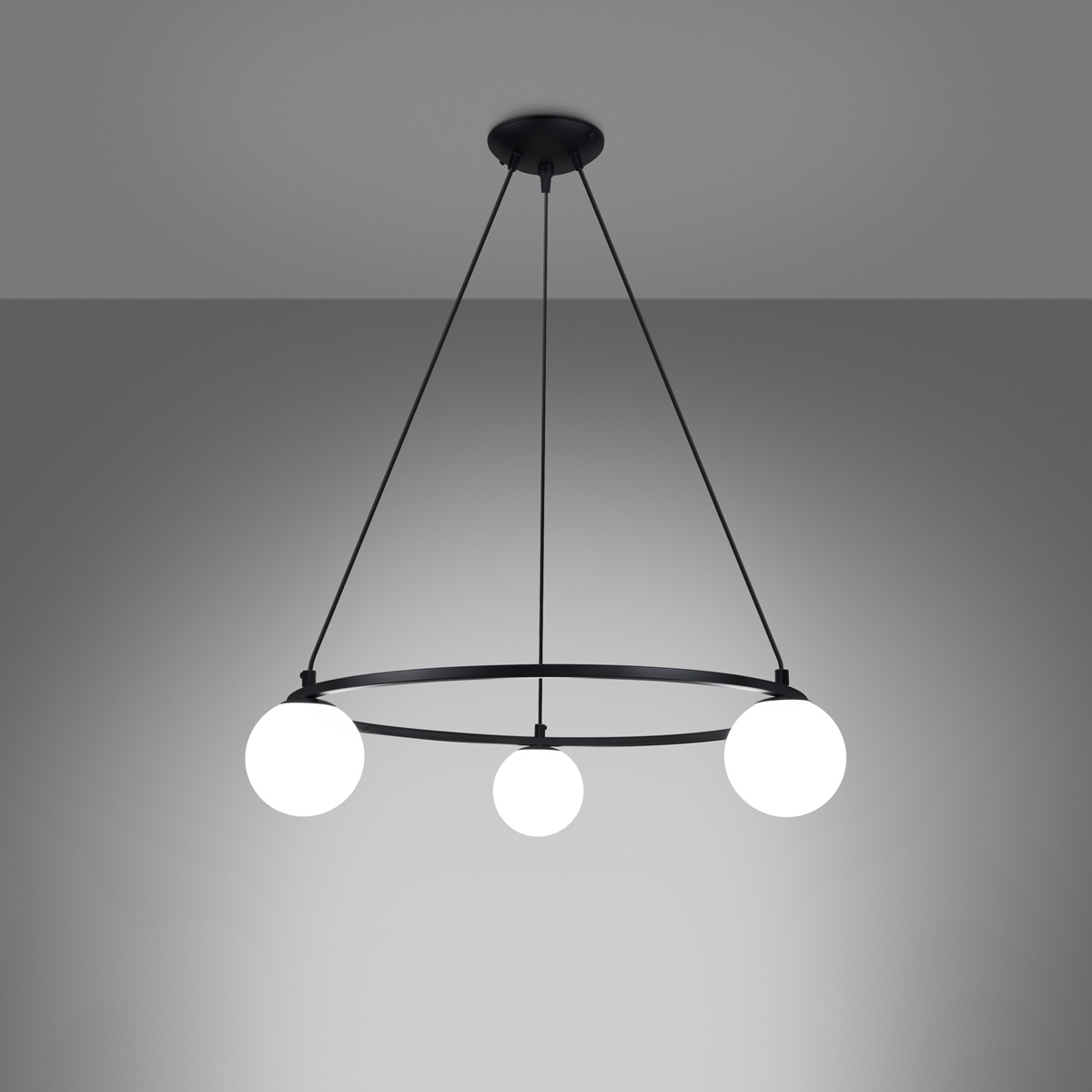 Chandelier YOLI 3 + 3x LED Bulb G9 4000K Cool White 4.5W 460lm