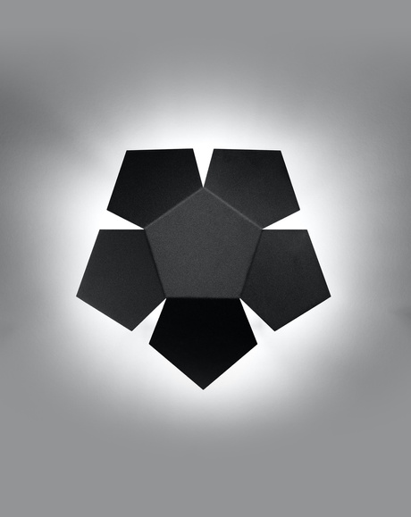 Wall lamp PENTA black + 2x LED Bulb G9 3000K Warm 4.5W 510lm