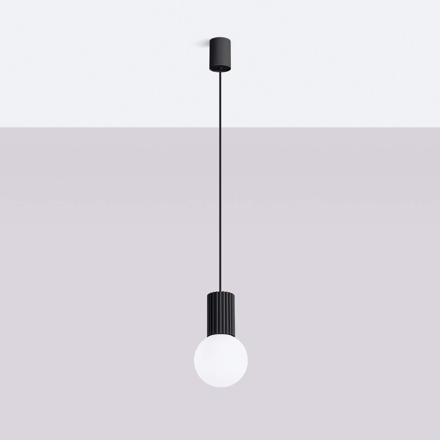 Pendant lamp HALO 1 black