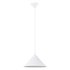 Ceiling pendant light ZUMA white + 1x LED Bulb E27 4000K Cool White 7,5W 690lm