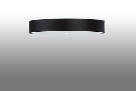Ceiling lamp SKALA 90 black + 6x LED Bulb E27 3000K Warm 7.5W 620lm