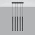 Pendant lamp PASTELO 5 black