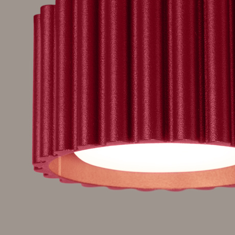 Ceiling lamp AURA 1 burgundy Gx53