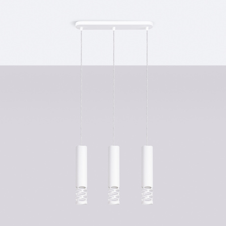 Pendant lamp LIRO 3L white