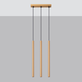 Pendant lamp PASTELO 3L gold