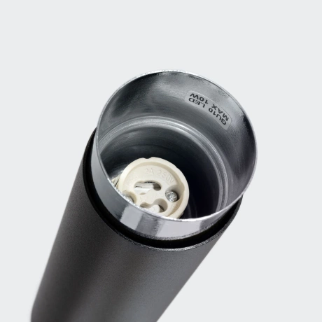 Ceiling lamp NERO 22,5 black/chrom