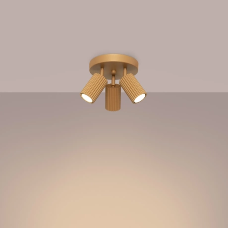 Ceiling lamp KARBON 3P gold