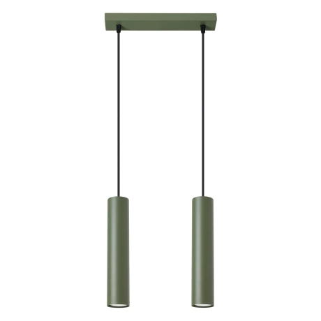 Pendant lamp LAGOS 2 olive green