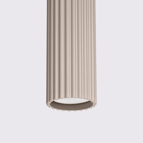 Pendant lamp KARBON 1 taupe