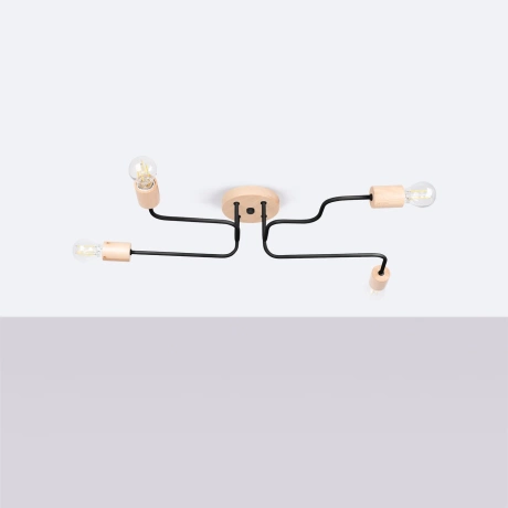 Chandelier TIMBO 4 black