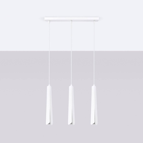 Ceiling lamp PRYSM 3L white + 3x LED Bulb G9 3000K Warm 4.5W 450lm