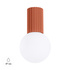 Ceiling lamp HALO red ochra IP44