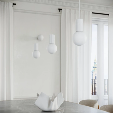 Pendant lamp HALO 3P white