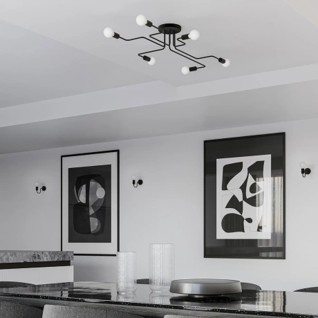 Chandelier VECTOR 8 black