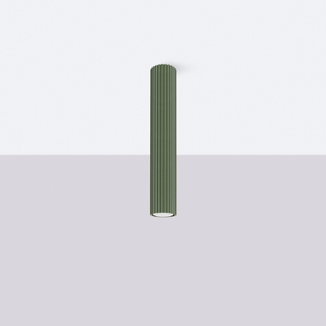 Ceiling lamp KARBON 40 olive green