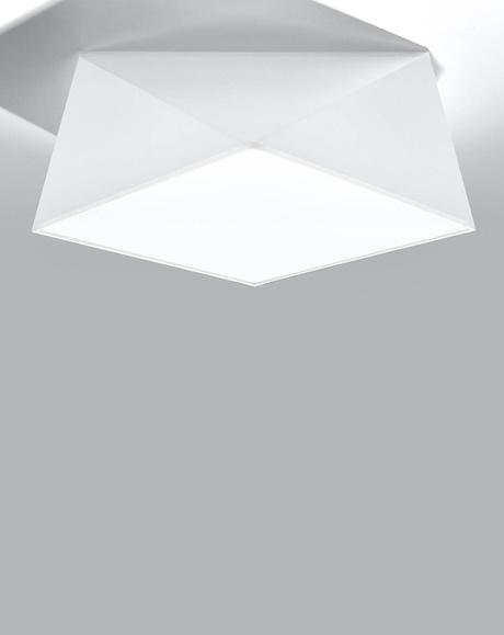 Ceiling lamp HEXA 35 WHITE + 2x LED Bulb E27 4000K Cool White 7.5W 650lm