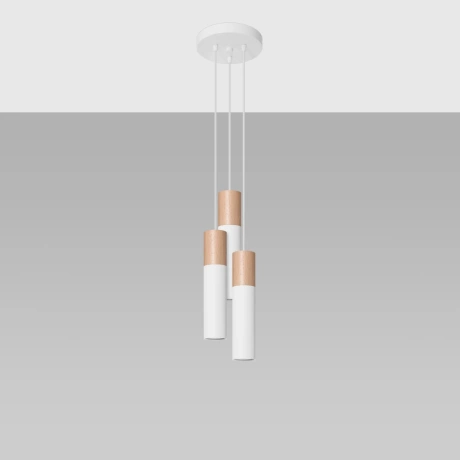 Pendant lamp PABLO 3P white
