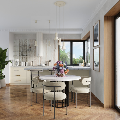 Pendant lamp ESTRIA 3P beige