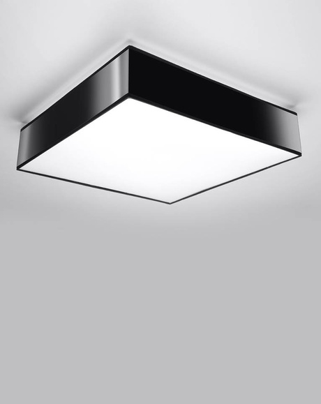Ceiling lamp HORUS 55 BLACK + 4x LED Bulb E27 4000K Cool White 7,5W 650lm