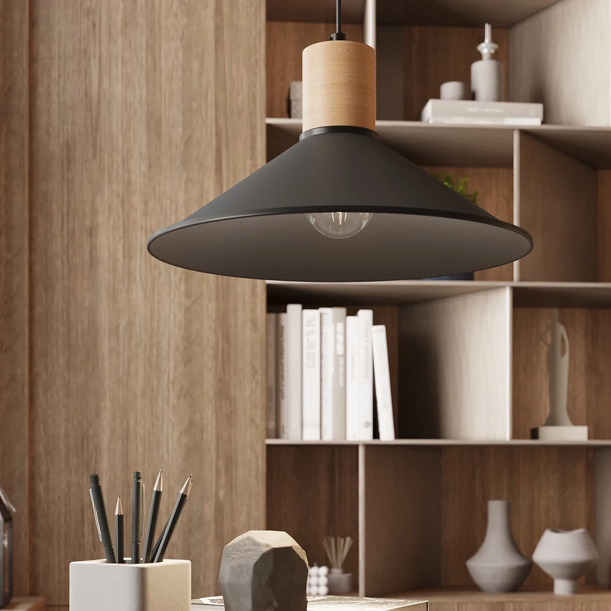 Pendant lamp JAGA black