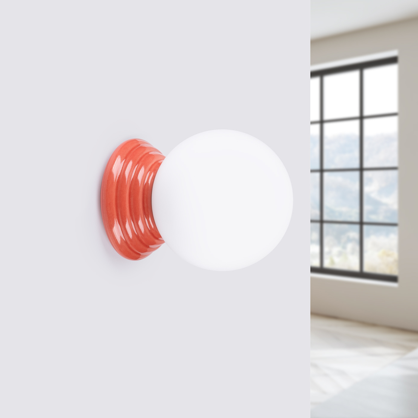 Wall lamp ZORI peach IP44