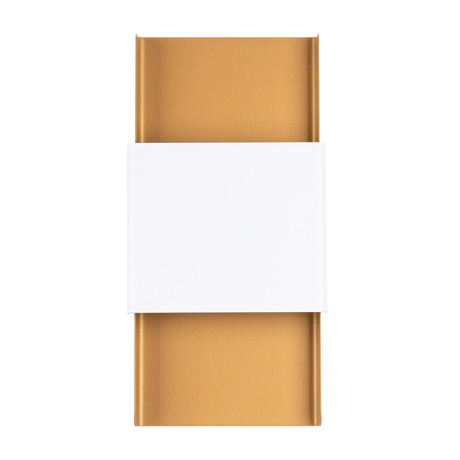 Wall lamp DURLIN gold/white + 2x LED Bulb G9 3000K Warm 4.5W 450lm