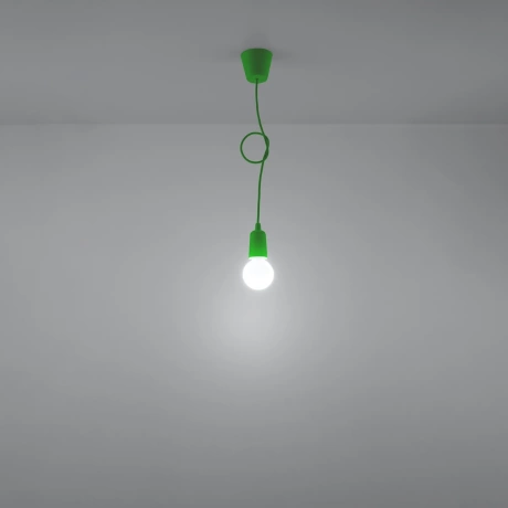 Pendant lamp DIEGO 1 green