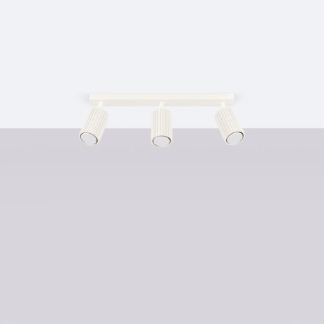 Ceiling lamp KARBON 3L beige