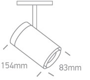 TINO black LED 3000K 30W 2400lm