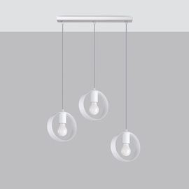 Pendant lamp TITRAN 3 biała