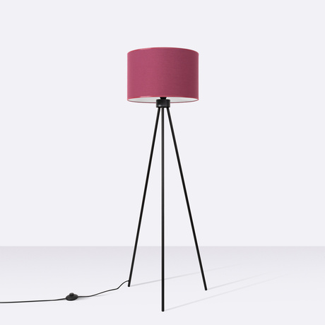 Floor lamp NEVIA burgundy